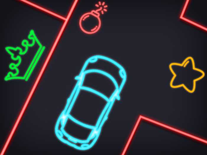 Neon Car Puzzle Unblocked
