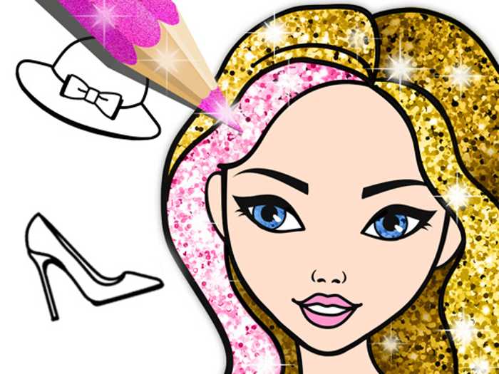 Fashion Coloring Book Glitter Unblocked