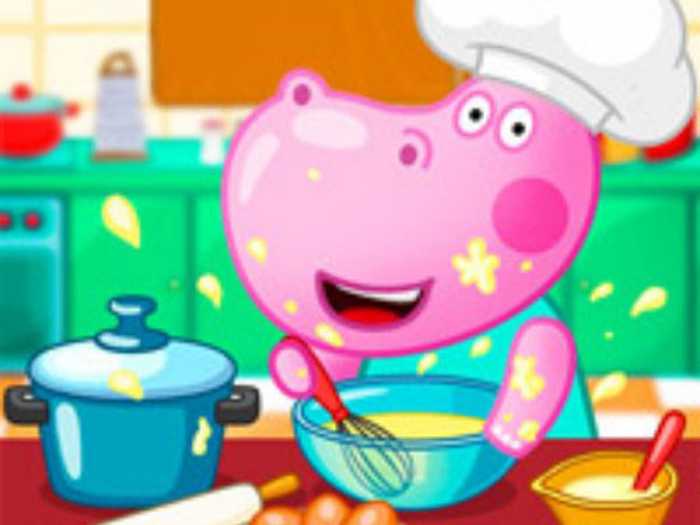 Hippo Cooking School: Game for Girls Unblocked