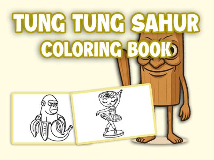 Tung Tung Sahur Coloring Book Unblocked