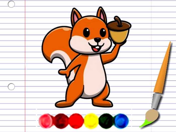 Squirrel Coloring Adventure Unblocked