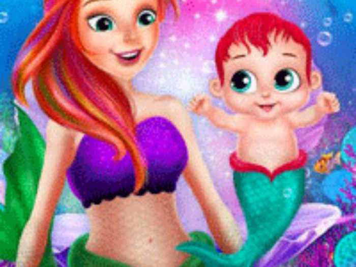 Mermaid Newborn Baby Care Unblocked