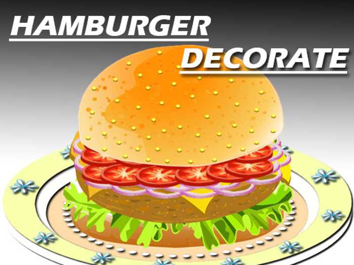 Hamburger Decorating Unblocked