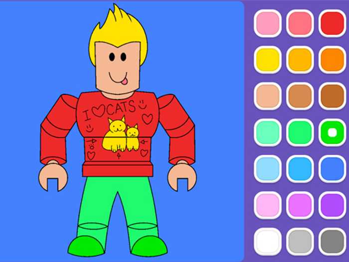 Roblox Coloring Game Unblocked
