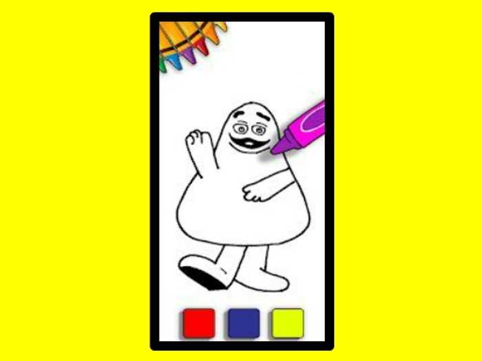 Grimace Coloring Book Unblocked
