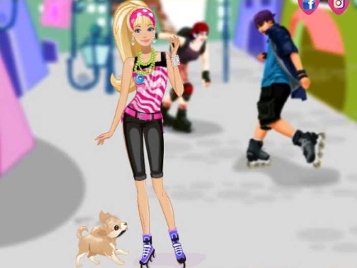 Barbie on roller skates Unblocked