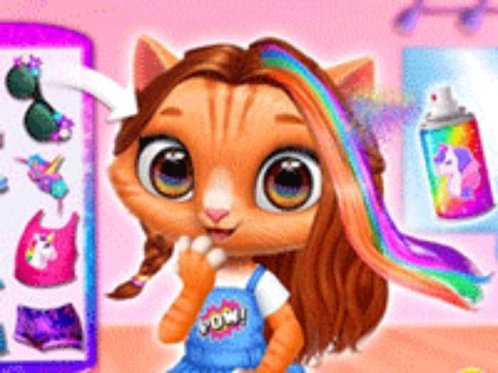 Kitty Animal Hair Salon – Fashion Hair Stylist Unblocked