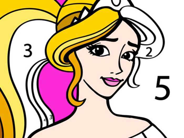 Princess Coloring By Number Unblocked