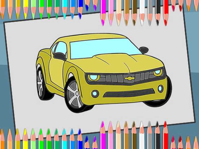 American Cars Coloring Book Unblocked