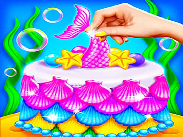 Mermaid Glitter Cake Maker Unblocked