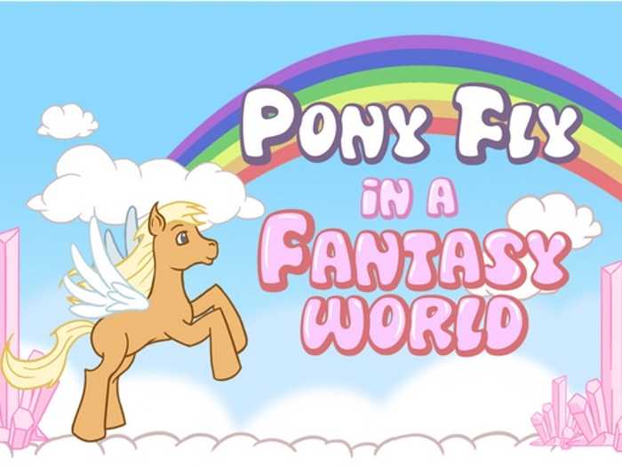 Pony fly in a fantasy world Unblocked