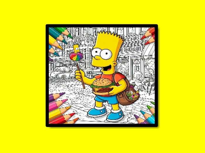 BTS Simpsons Coloring Book Unblocked