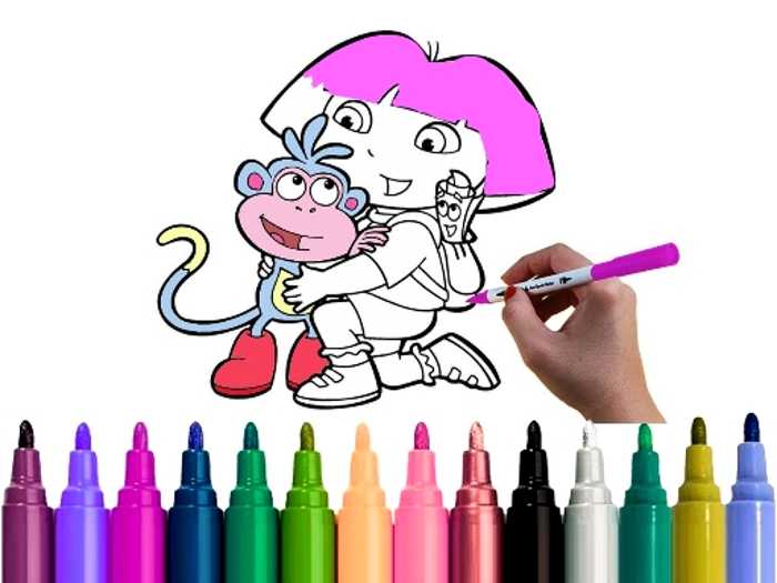 Dora Coloring Fun Time Unblocked