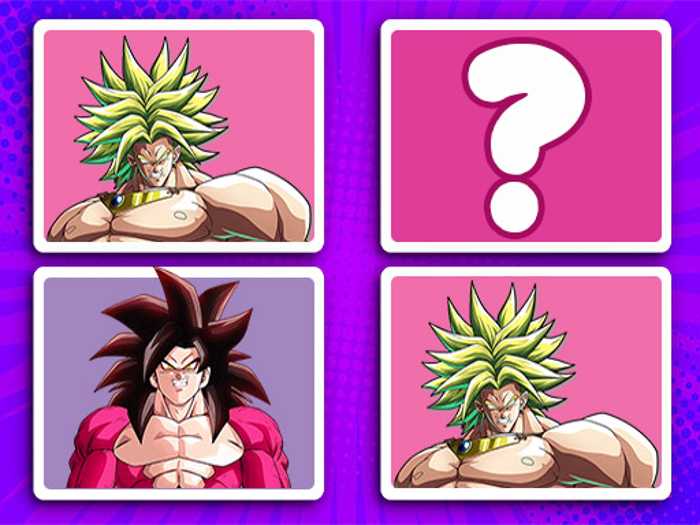 DragonBall Match Cards Unblocked