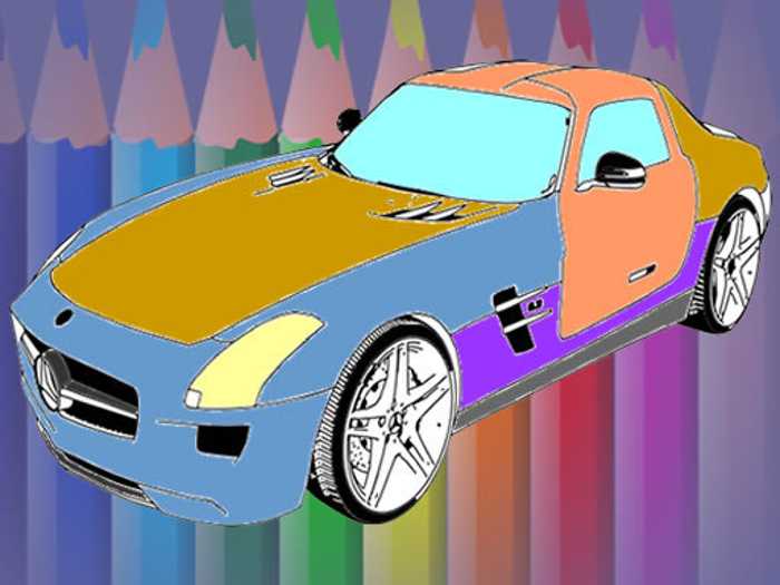 Muscle Cars Coloring Unblocked
