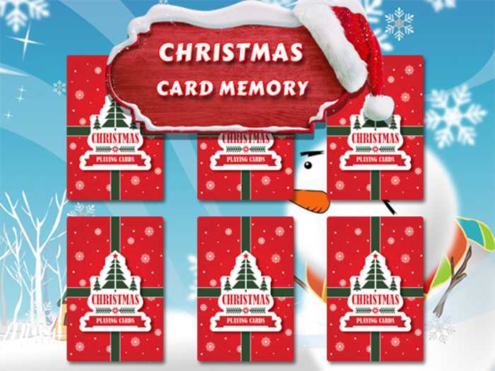 Christmas Card Memory Unblocked