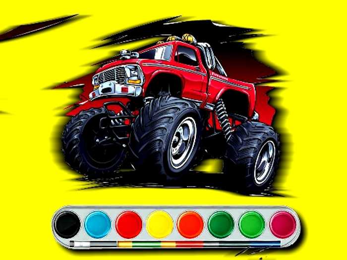 Monster Jeep Coloring Unblocked