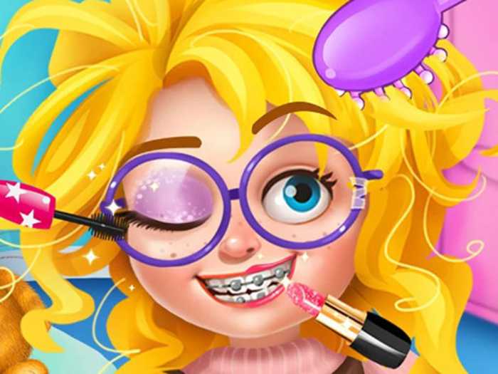 Nerdy Girl Makeup Salon Unblocked