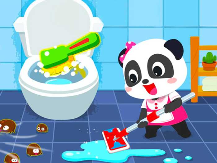 Baby Panda House Cleaning Unblocked