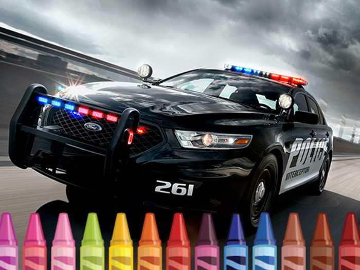 Police Cars Coloring Unblocked