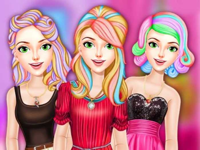 Fashion Dye Hair Design Unblocked