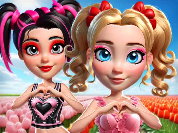 Vibrant Hearts Glamour vs Punk Unblocked