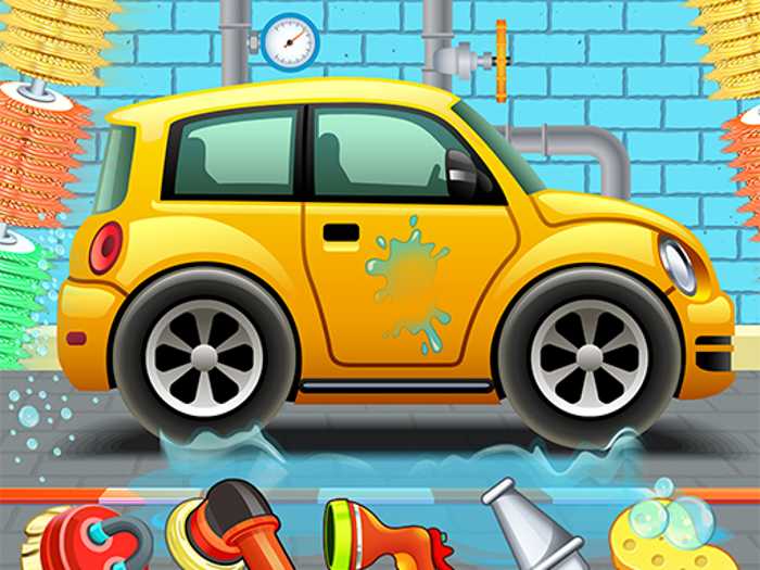 Kids Car Wash Service Auto Workshop Garage Unblocked
