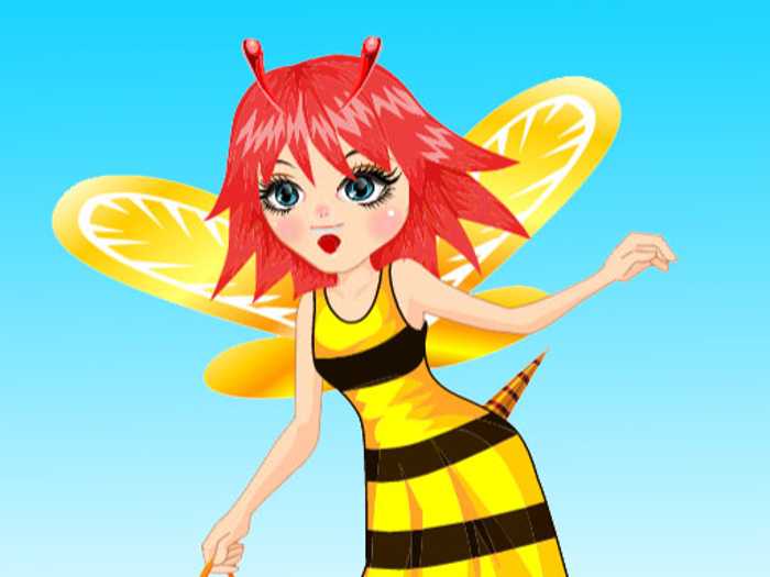 Bee Girl Dress up Unblocked