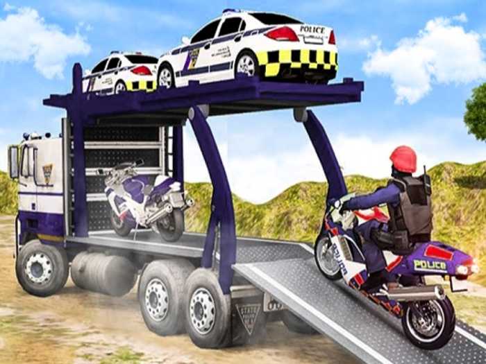 Offroad Police Cargo Transport Unblocked