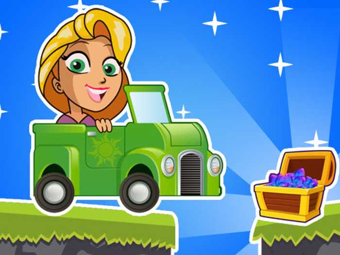 Princess Rapunzel Car Racing Adventure Unblocked