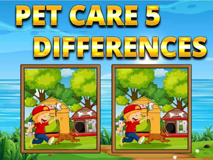 Pet Care 5 Differences Unblocked