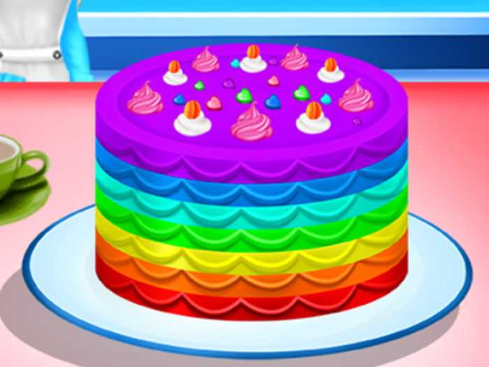 Cooking Rainbow Cake Unblocked