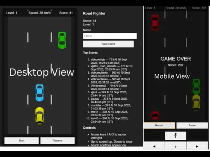 Road Fighter &ndash; Endless Car Racing Unblocked