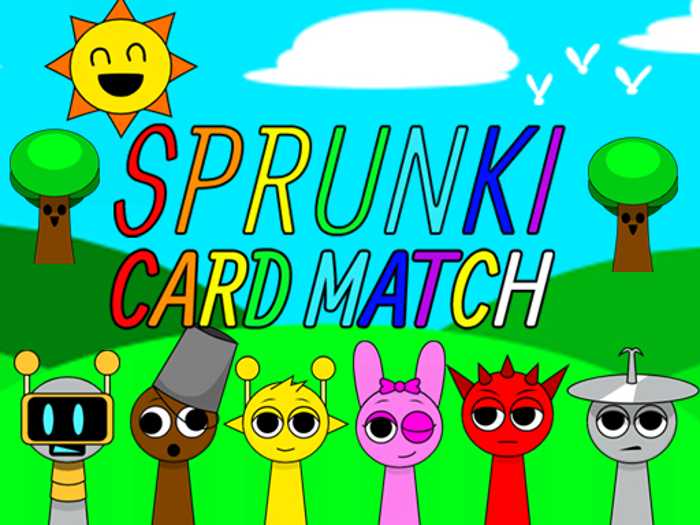 Sprunki Memory Card Match Unblocked