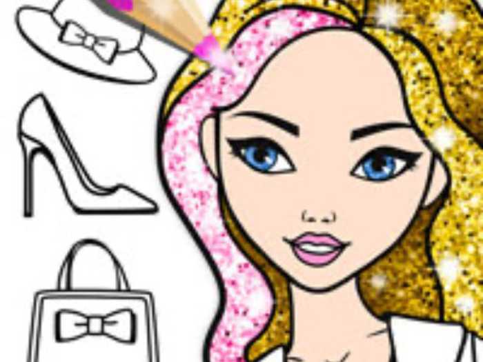 Fashion Coloring Glitter Unblocked