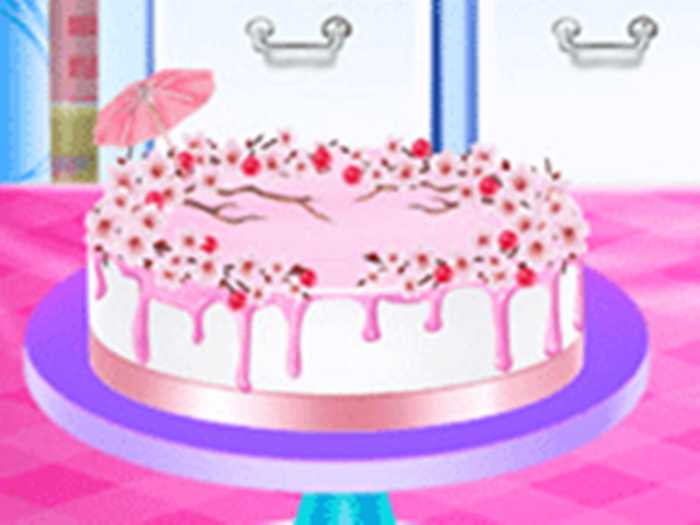 Cherry Blossom Cake Cooking – Food Game Unblocked
