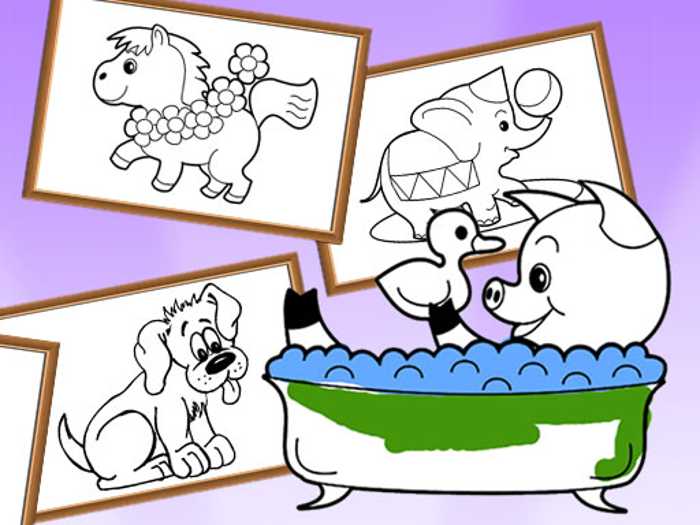 Cartoon Coloring for Kids – Animals Unblocked