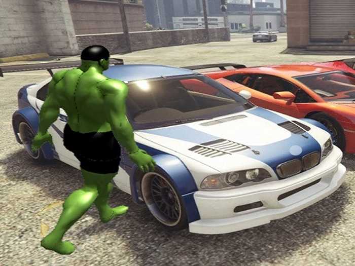 Chained Car vs Hulk Game Unblocked