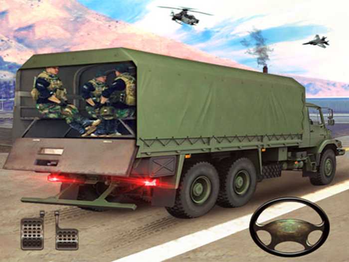 Truck games Simulator New US Army Cargo Transport  Unblocked