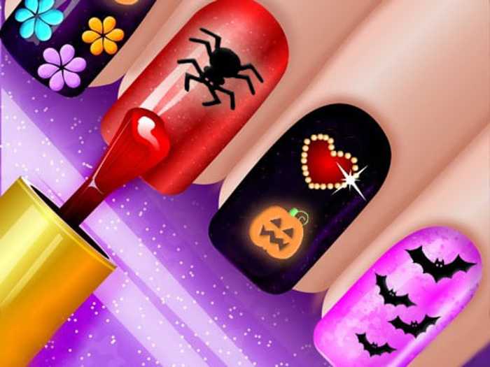Glow Nails Halloween Unblocked