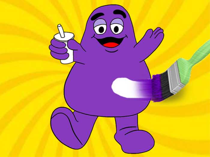 Grimace Shake Coloring Book Unblocked
