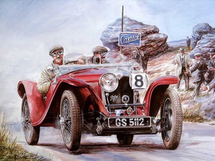 Painting Vintage Cars Jigsaw Puzzle 2 Unblocked