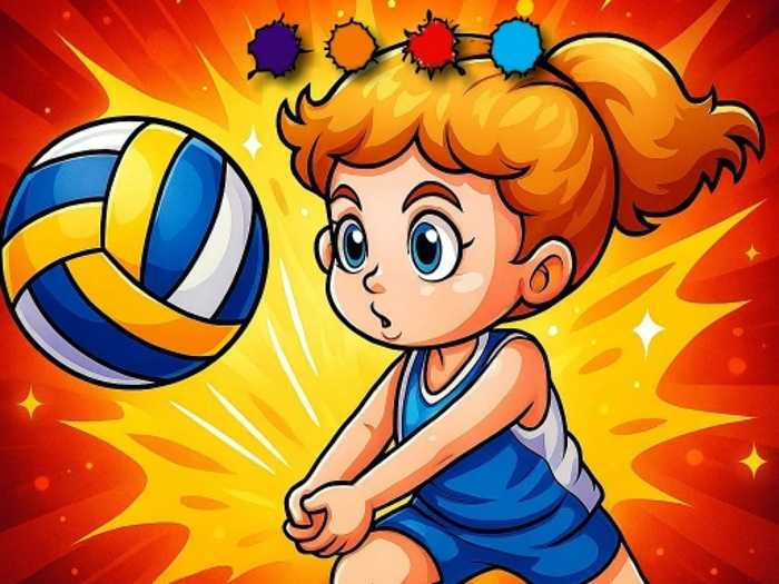 Volleyball Fun Coloring Unblocked