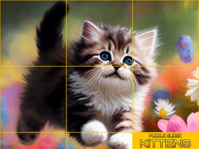 Puzzle Sliding   Kittens Unblocked