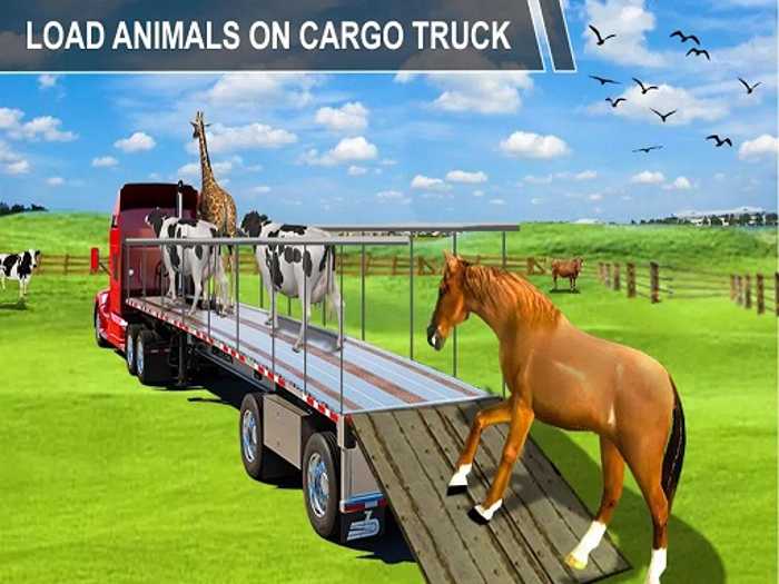Animal Cargo Transporter Truck Game 3D Unblocked